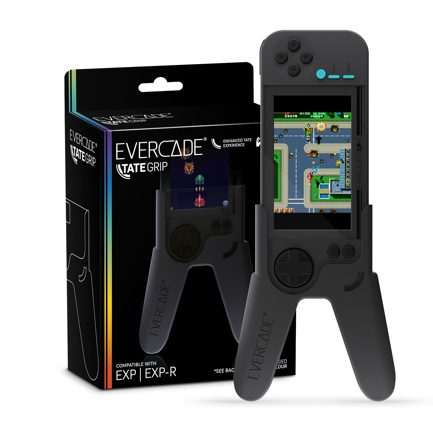 Evercade TATE Grip - Grey - Console Accessories by Blaze The Chelsea Gamer