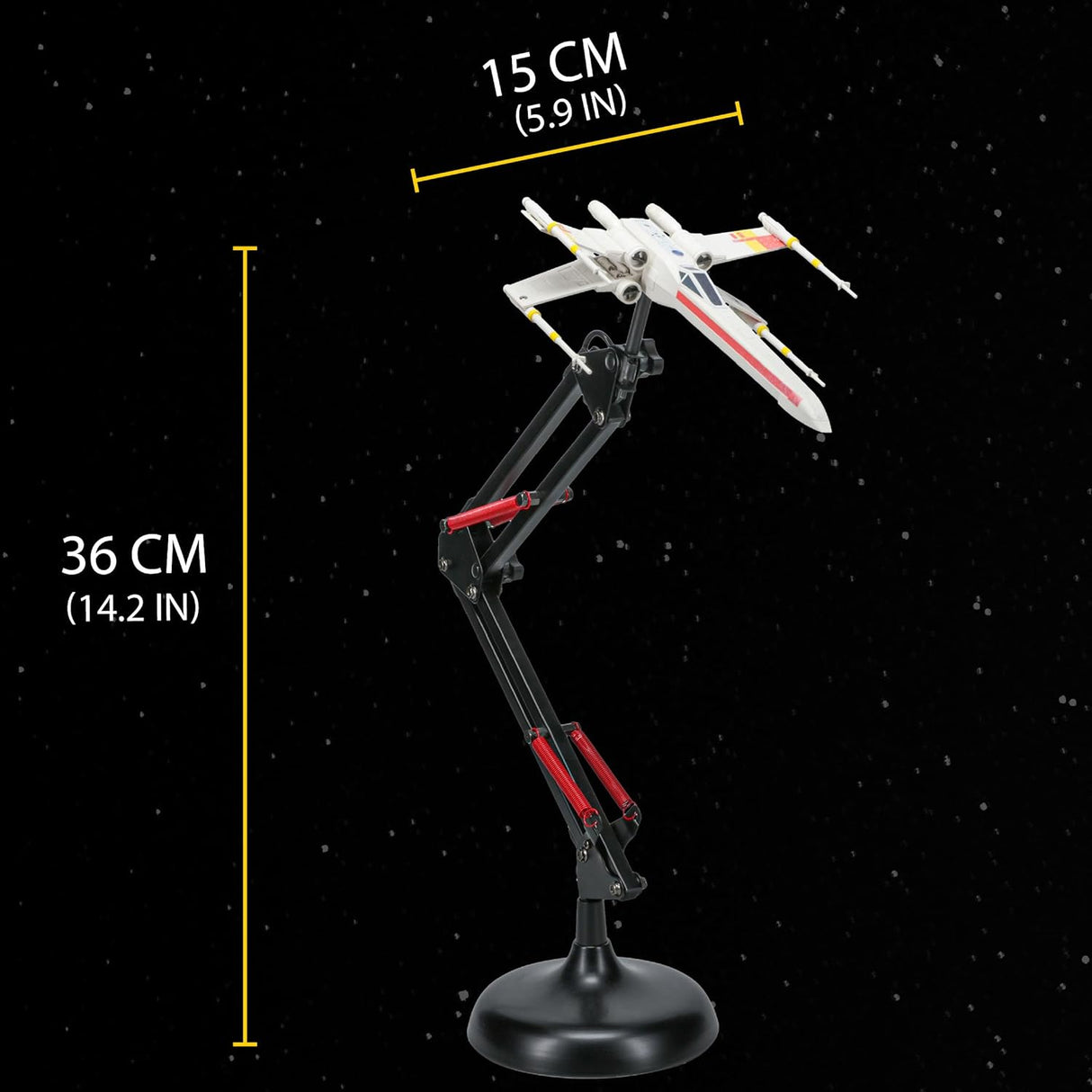 X Wing Posable Desk Light - Paladone - Lighting by Paladone The Chelsea Gamer