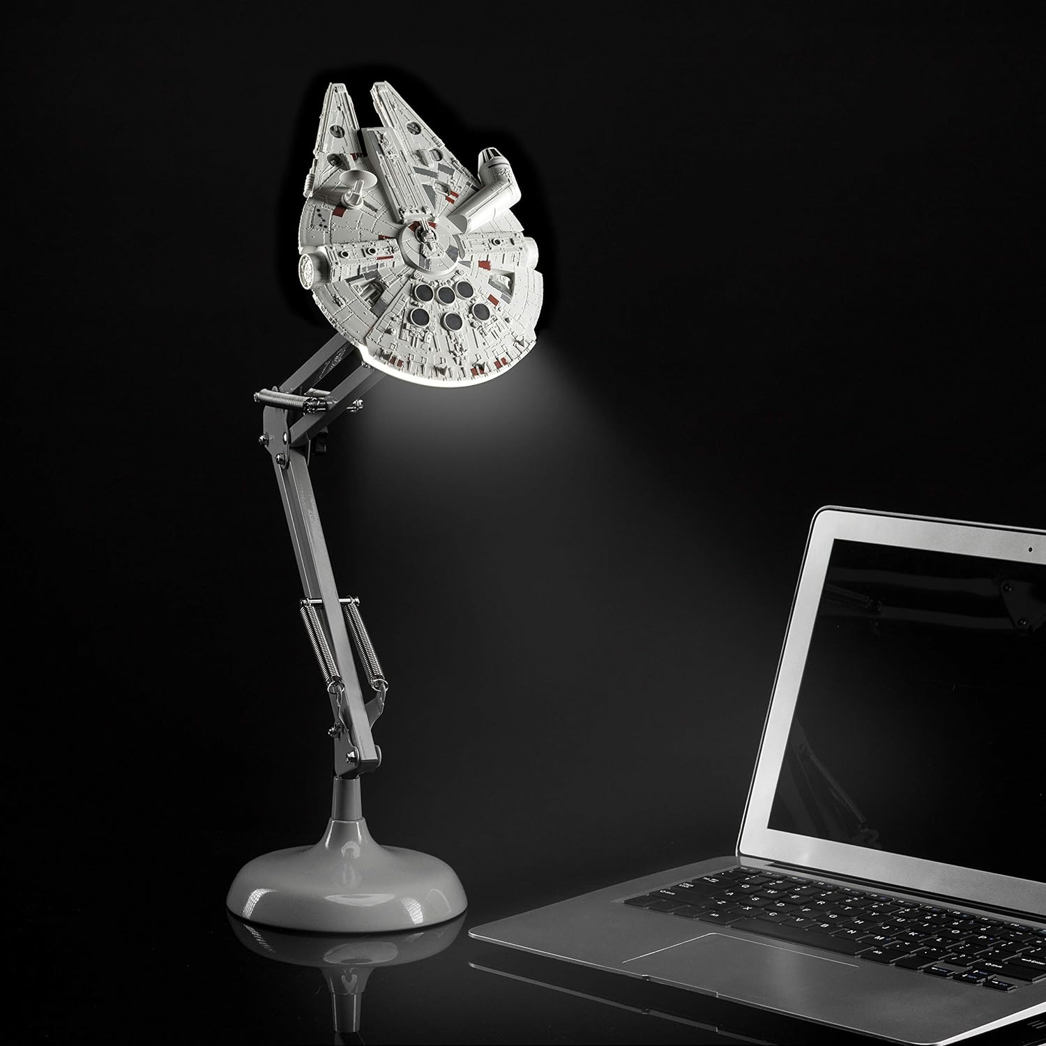 Millennium Falcon Posable Desk Light - Paladone - Lighting by Paladone The Chelsea Gamer