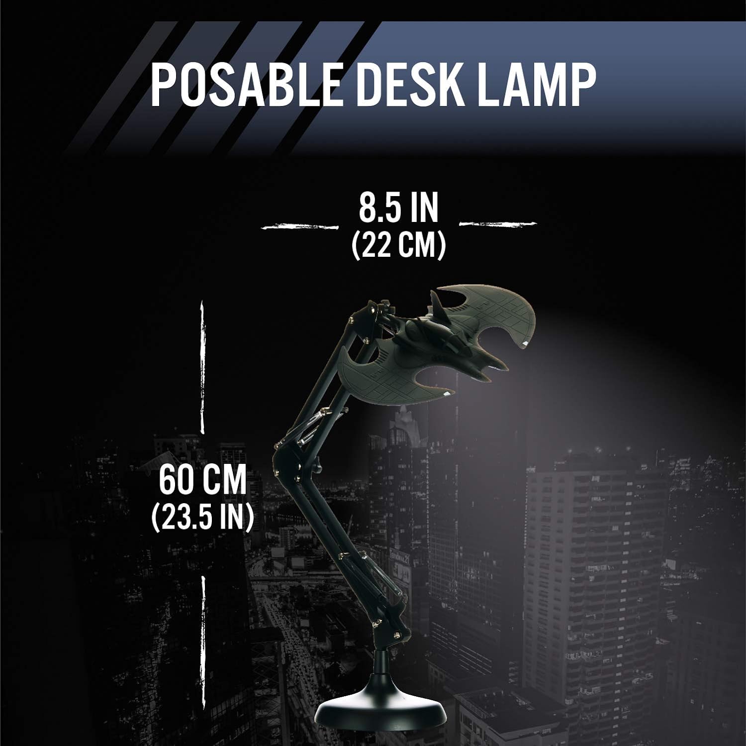 Batwing Posable Desk Light - Paladone - Lighting by Paladone The Chelsea Gamer