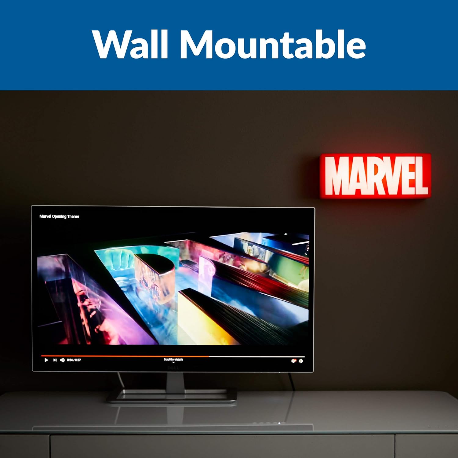 Marvel Logo Light - Paladone - Lighting by Paladone The Chelsea Gamer