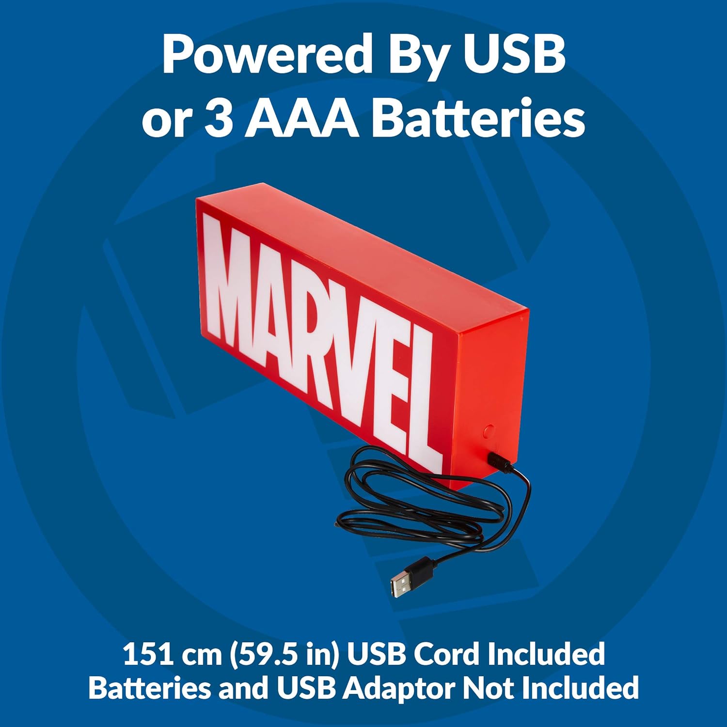 Marvel Logo Light - Paladone - Lighting by Paladone The Chelsea Gamer