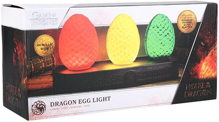House Of The Dragon Egg Light - Paladone - Lighting by Paladone The Chelsea Gamer