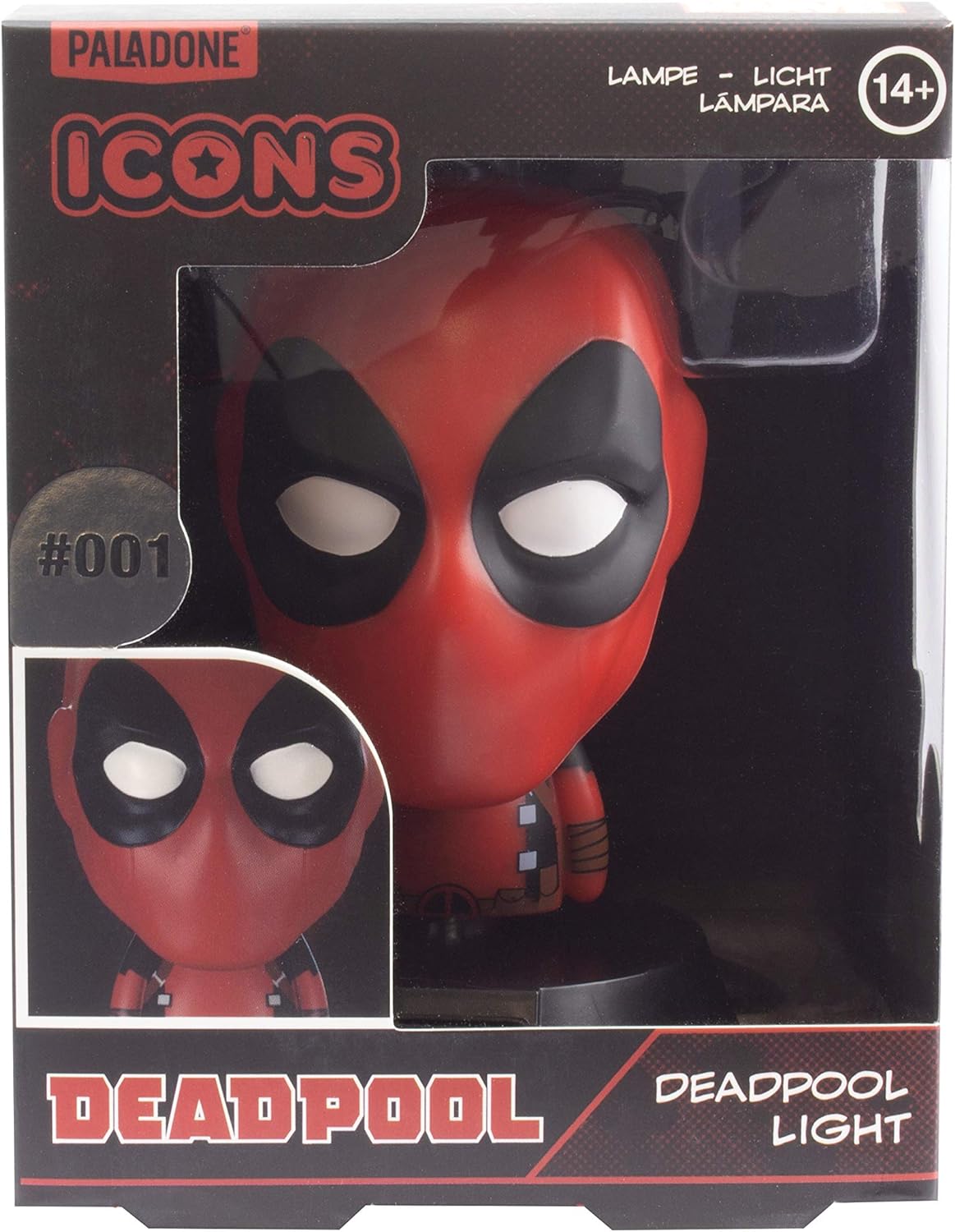 Dealpool Icon Light - Paladone - Lighting by Paladone The Chelsea Gamer