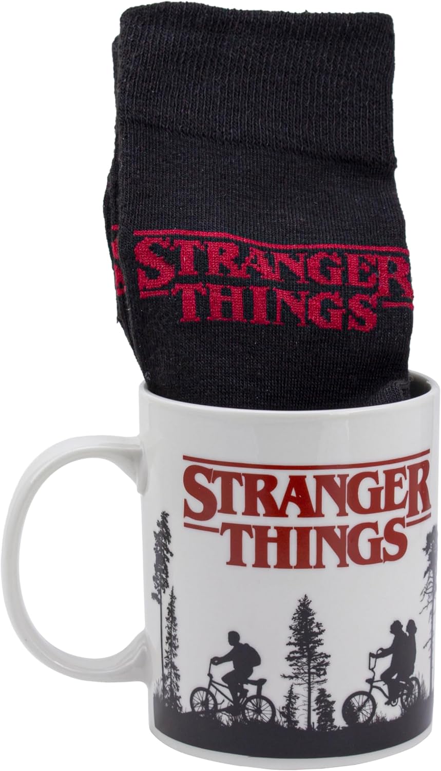 Stranger Things Logo Mug and Socks - Paladone - Merchandise by Paladone The Chelsea Gamer