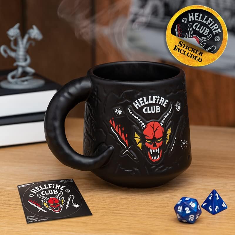 Stranger Things Hawkins High Hellfire Club Mug - Paladone - Merchandise by Paladone The Chelsea Gamer