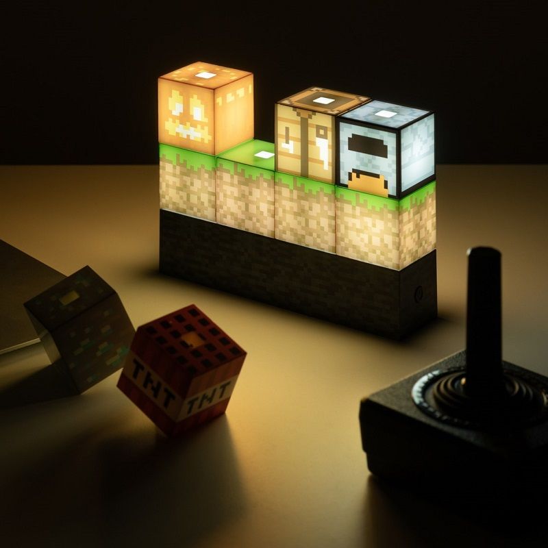 Minecraft Block Building Light - Paladone - Lighting by Paladone The Chelsea Gamer