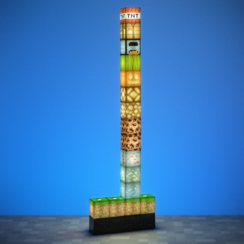 Minecraft Block Building Light - Paladone - Lighting by Paladone The Chelsea Gamer