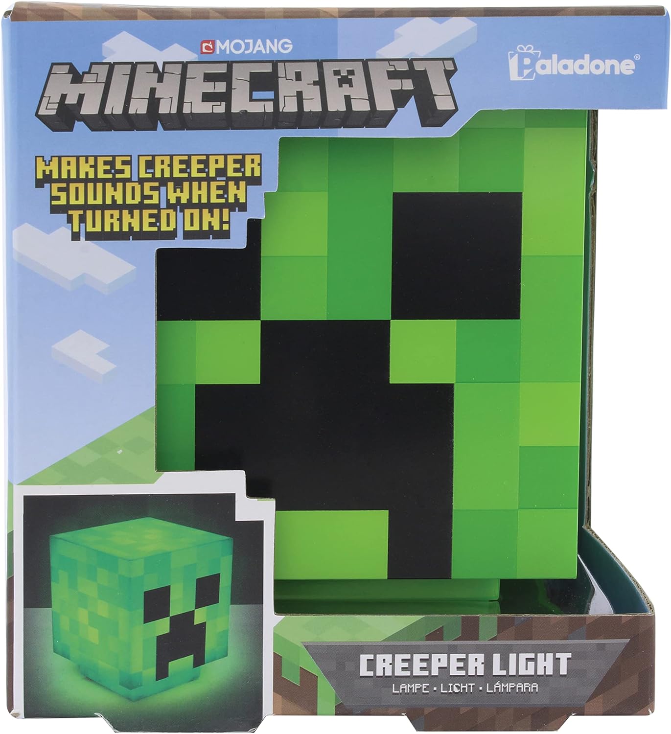 Minecraft Creeper Desk Light with Sound - Paladone - Lighting by Paladone The Chelsea Gamer