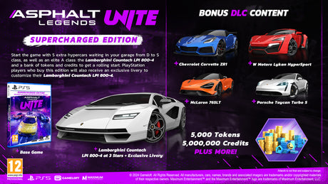 Asphalt Legends UNITE: Supercharged Edition - PlayStation 5 - Video Games by Maximum Games Ltd (UK Stock Account) The Chelsea Gamer