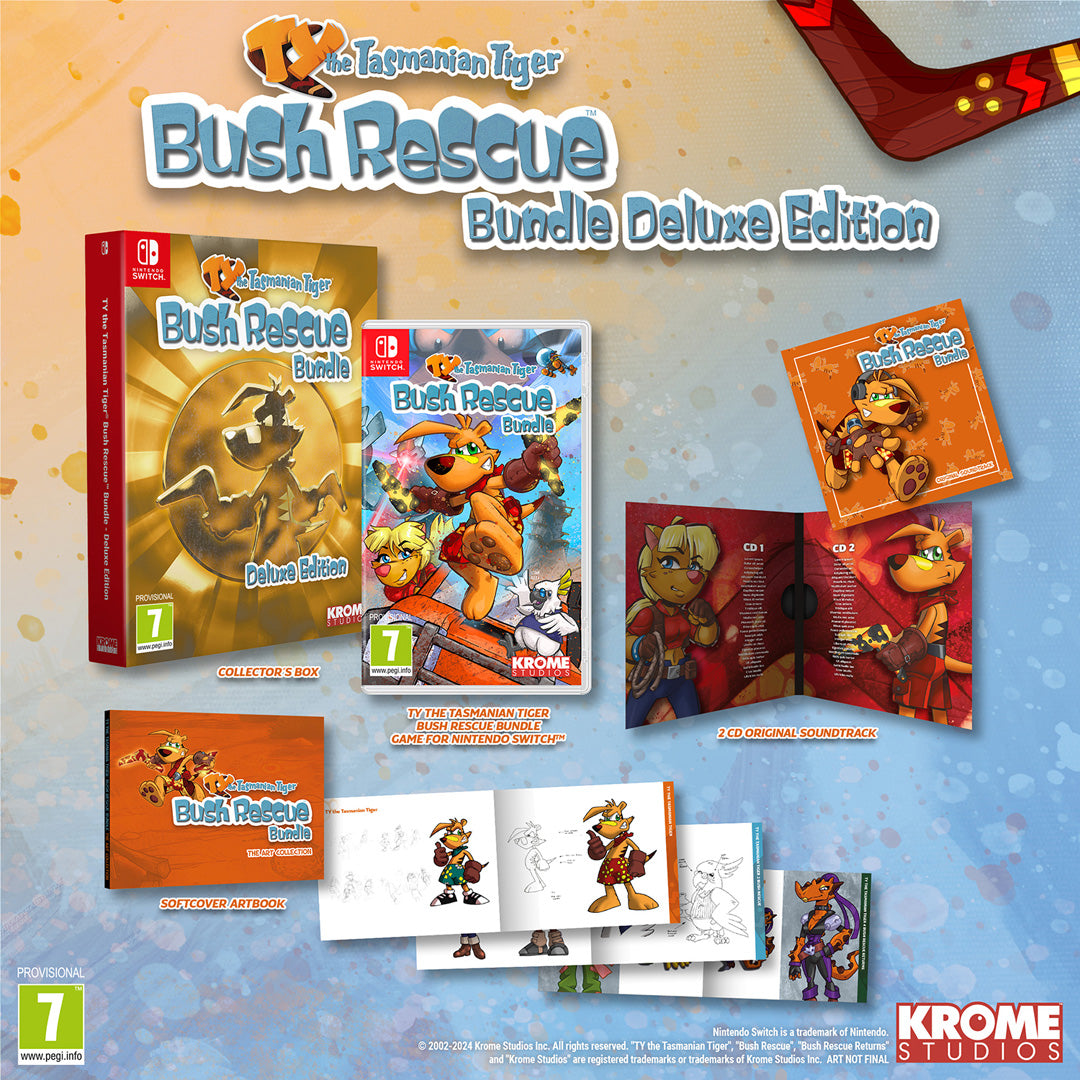 TY the Tasmanian Tiger™ Bush Rescue Bundle - Deluxe Edition - Nintendo Switch - Video Games by U&I The Chelsea Gamer