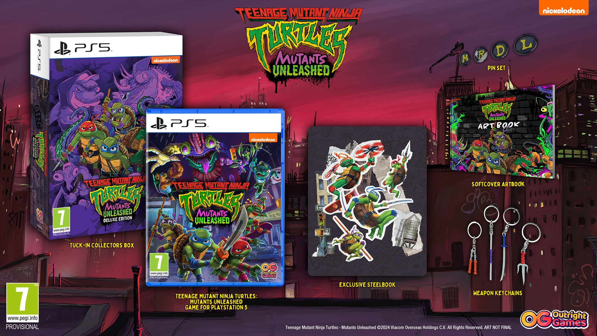 Teenage Mutant Ninja Turtles: Mutants Unleashed – Deluxe Edition - PlayStation 5 - Video Games by U&I The Chelsea Gamer
