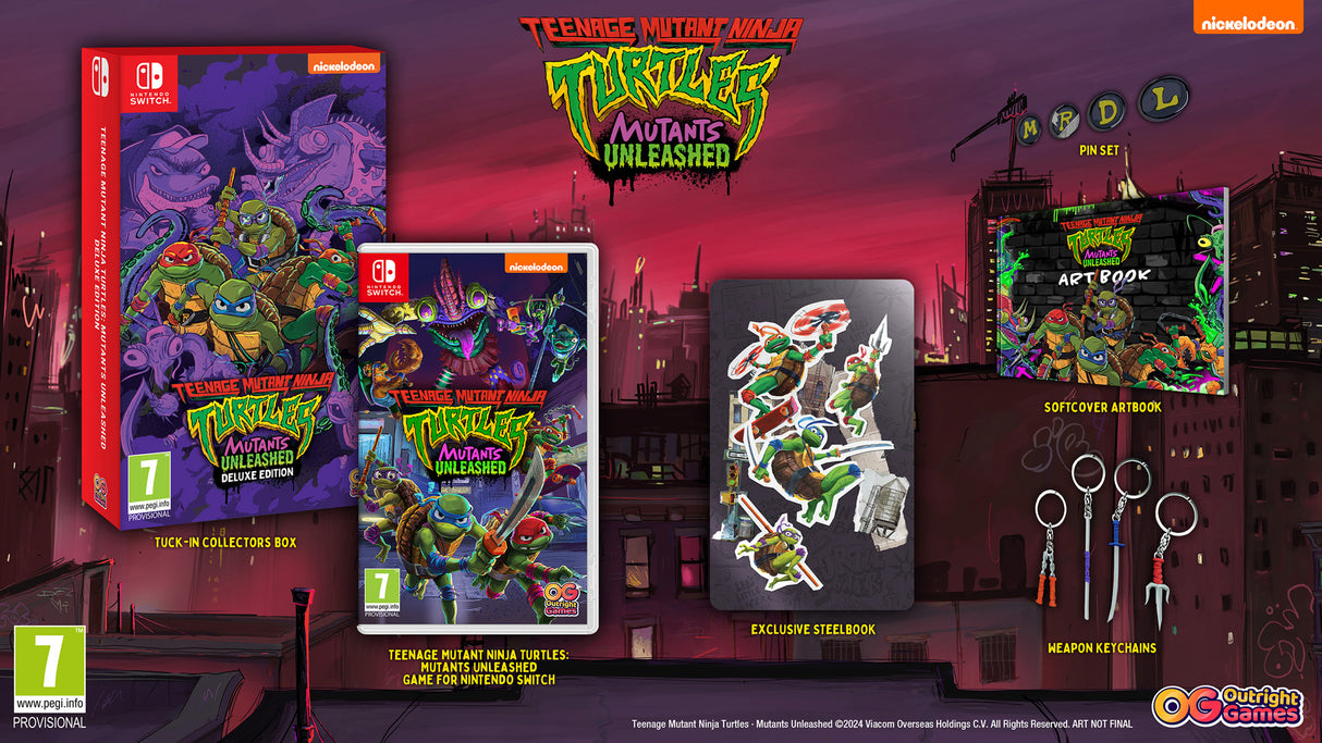 Teenage Mutant Ninja Turtles: Mutants Unleashed – Deluxe Edition - Nintendo Switch - Video Games by U&I The Chelsea Gamer