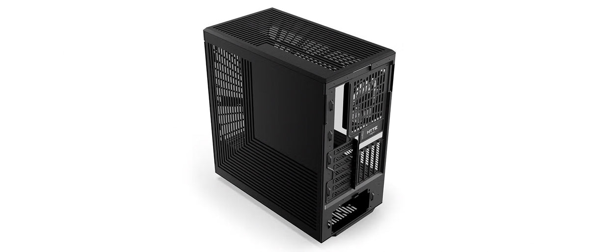 Hyte Y40 Mid Tower PC Case - Pitch Black - Core Components by Hyte The Chelsea Gamer