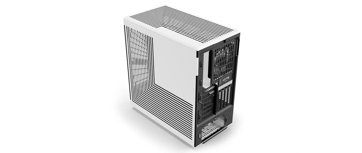 Hyte Y40 Mid Tower PC Case - Panda White - Core Components by Hyte The Chelsea Gamer