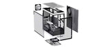 Hyte Y40 Mid Tower PC Case - Panda White - Core Components by Hyte The Chelsea Gamer