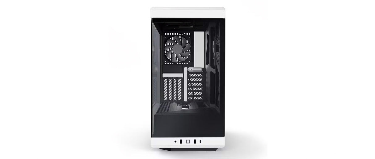 Hyte Y40 Mid Tower PC Case - Panda White - Core Components by Hyte The Chelsea Gamer