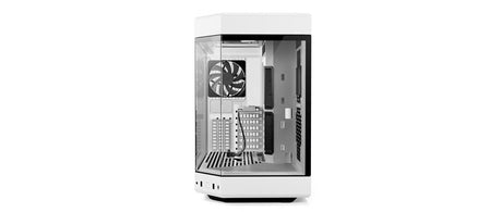 Hyte Y60 Mid Tower PC Case - Snow White - Core Components by Hyte The Chelsea Gamer