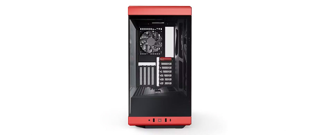 Hyte Y40 Mid Tower PC Case - Black Cherry - Core Components by Hyte The Chelsea Gamer