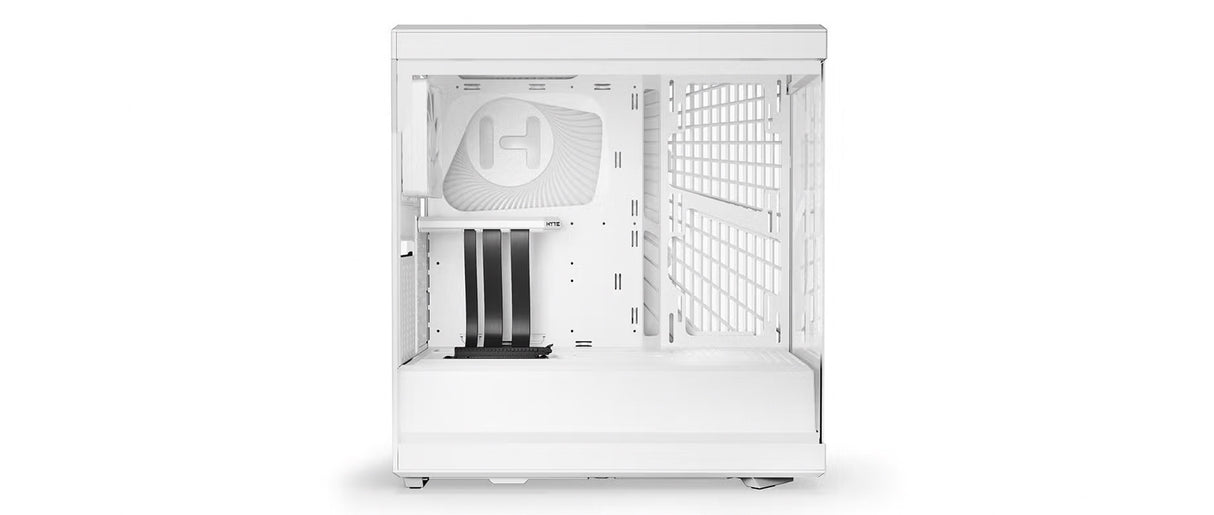 Hyte Y40 Mid Tower PC Case - Snow White - Core Components by Hyte The Chelsea Gamer