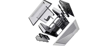 Hyte Y60 Mid Tower PC Case - Panda White - Core Components by Hyte The Chelsea Gamer