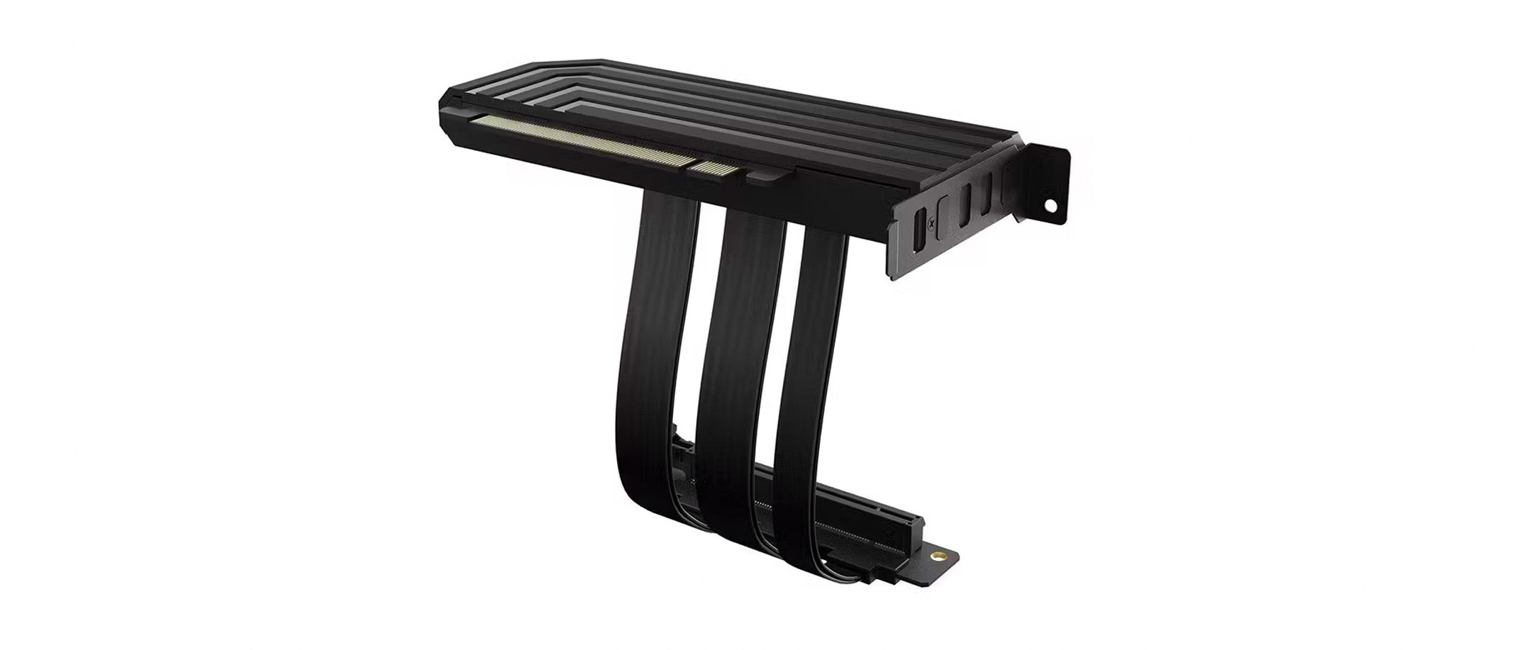 Hyte PCIE40 4.0 Luxury Riser Cable - Black - Core Components by Hyte The Chelsea Gamer