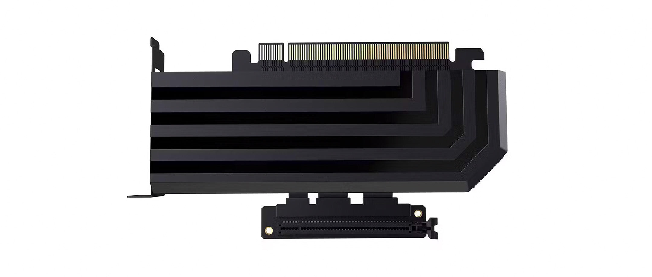 Hyte PCIE40 4.0 Luxury Riser Cable - Black - Core Components by Hyte The Chelsea Gamer