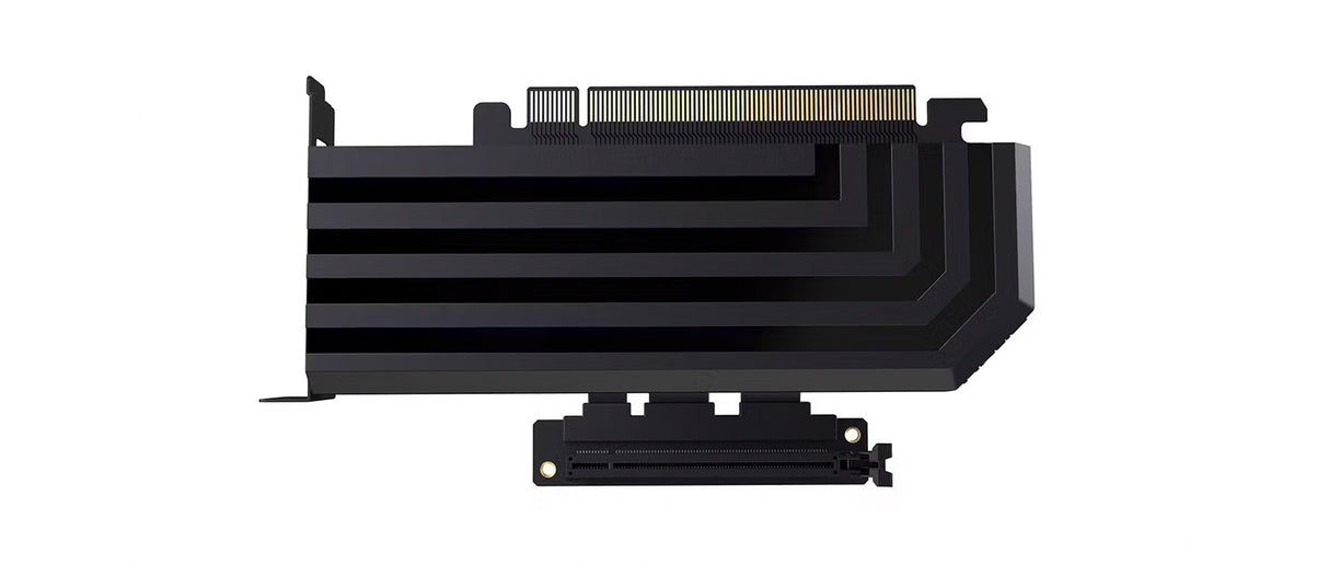 Hyte PCIE40 4.0 Luxury Riser Cable - Black - Core Components by Hyte The Chelsea Gamer