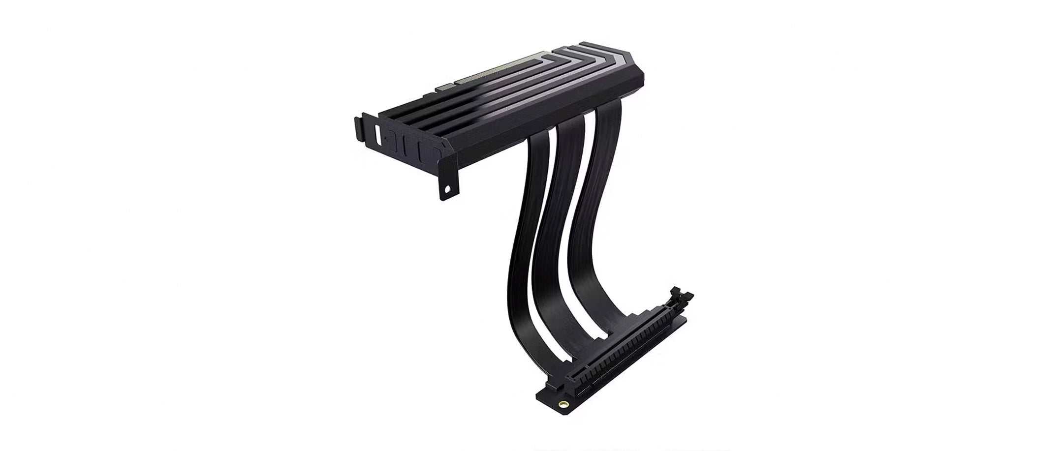 Hyte PCIE40 4.0 Luxury Riser Cable - Black - Core Components by Hyte The Chelsea Gamer