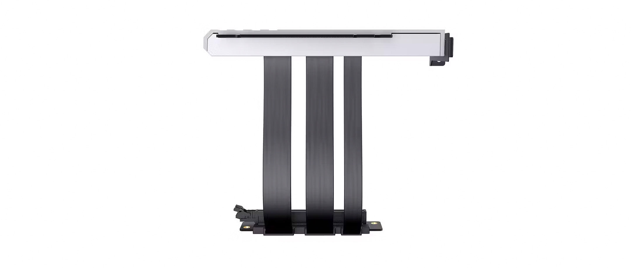 Hyte PCIE40 4.0 Luxury Riser Cable - White - Core Components by Hyte The Chelsea Gamer