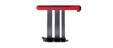 Hyte PCIE40 4.0 Luxury Riser Cable - Red - Core Components by Hyte The Chelsea Gamer