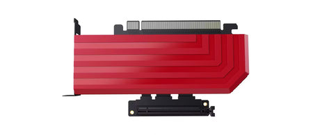 Hyte PCIE40 4.0 Luxury Riser Cable - Red - Core Components by Hyte The Chelsea Gamer