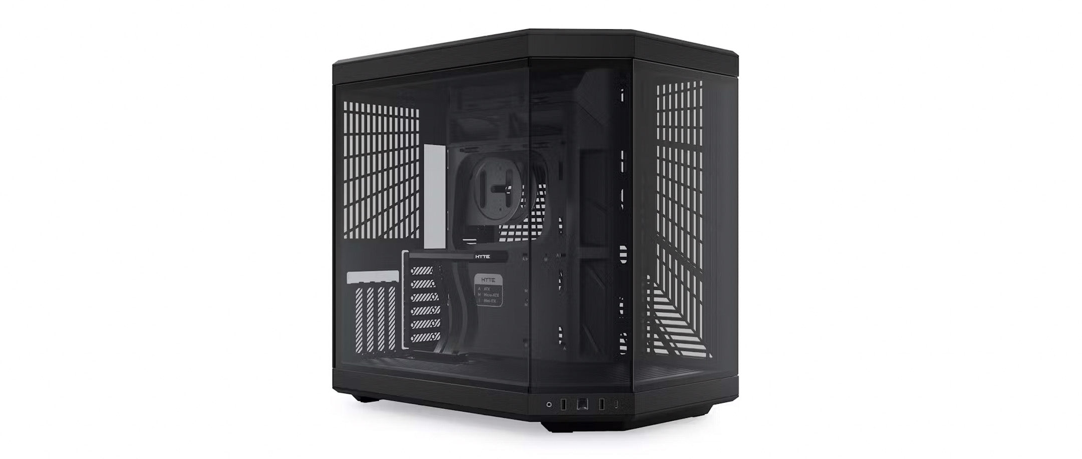 Hyte Y70 Mid Tower PC Case - Pitch Black - Core Components by Hyte The Chelsea Gamer