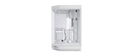 Hyte Y70 Mid Tower PC Case - Snow White - Core Components by Hyte The Chelsea Gamer