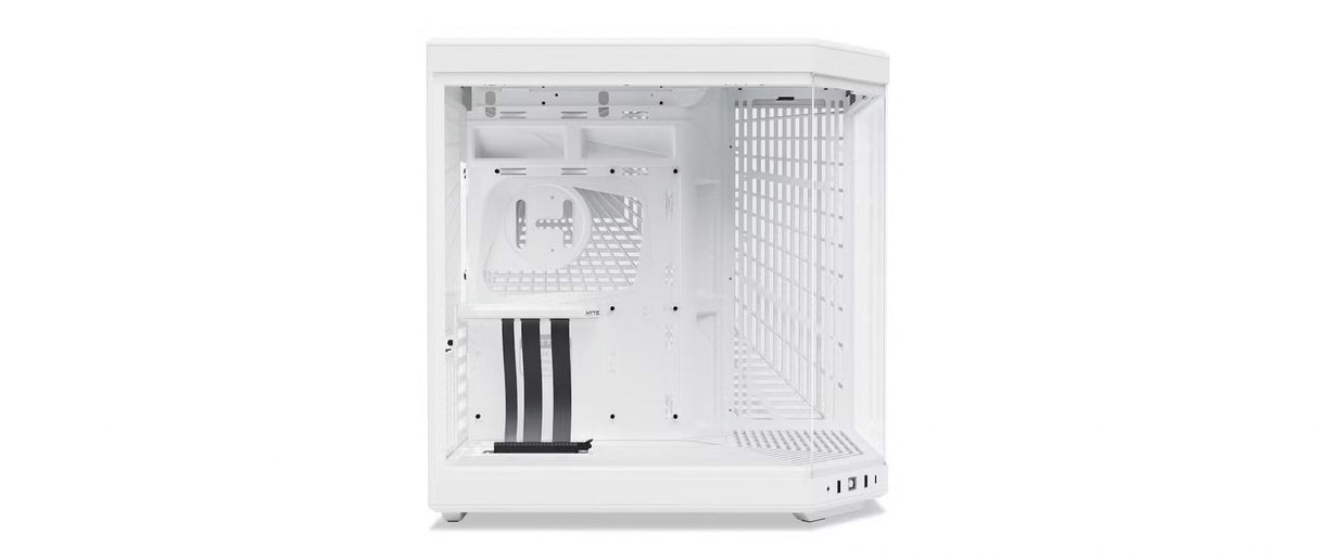 Hyte Y70 Mid Tower PC Case - Snow White - Core Components by Hyte The Chelsea Gamer