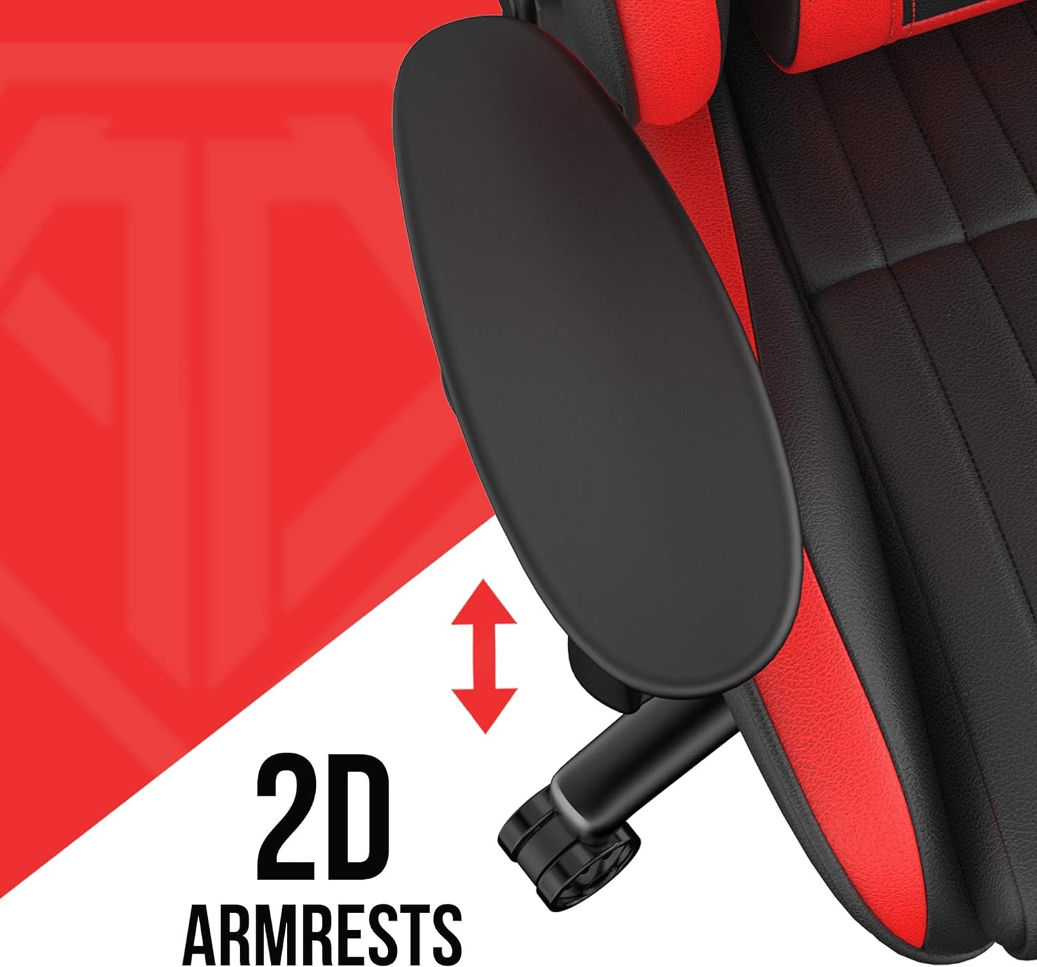 Anda Seat Jungle Pro Gaming Chair - Black/Red - Furniture by Anda Seat The Chelsea Gamer