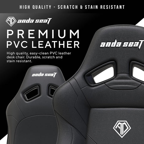Anda Seat - Dark Demon Black - Gaming Chair - Furniture by Anda Seat The Chelsea Gamer