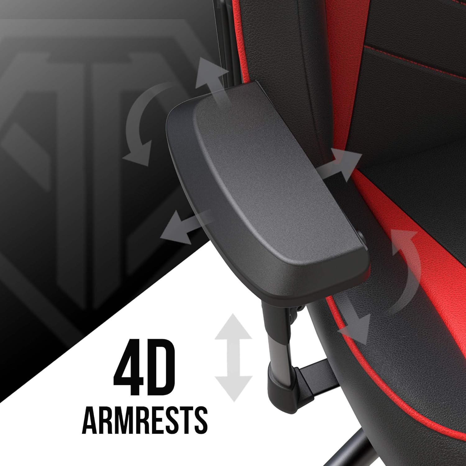 Anda Seat - Dark Demon Red/Black - Gaming Chair - Furniture by Anda Seat The Chelsea Gamer