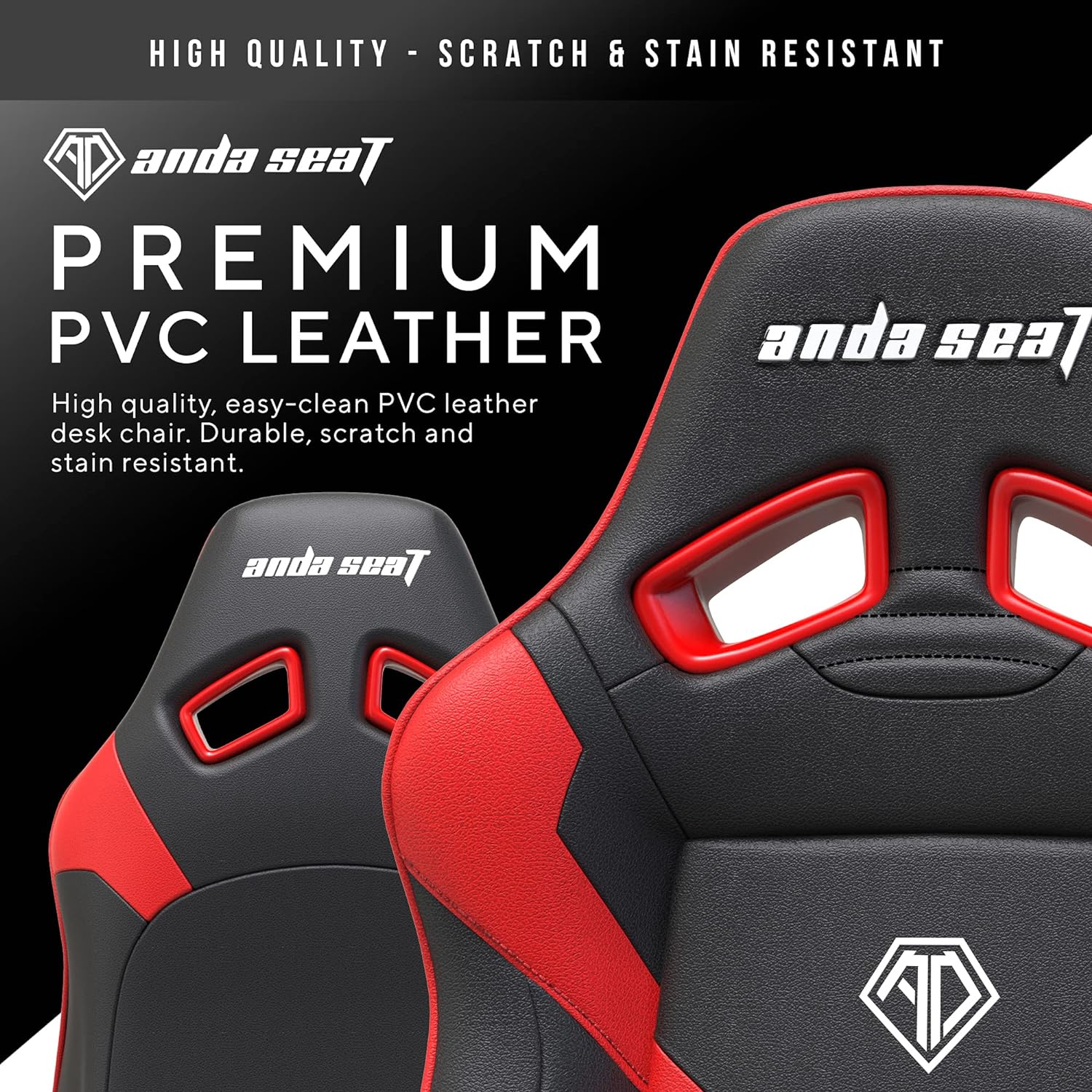 Anda Seat - Dark Demon Red/Black - Gaming Chair - Furniture by Anda Seat The Chelsea Gamer