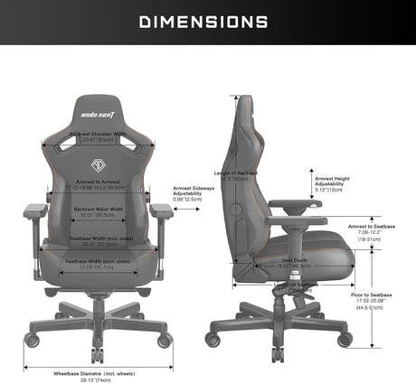 Anda Seat - Kaiser 3 XL - Gaming Chair - Furniture by Anda Seat The Chelsea Gamer