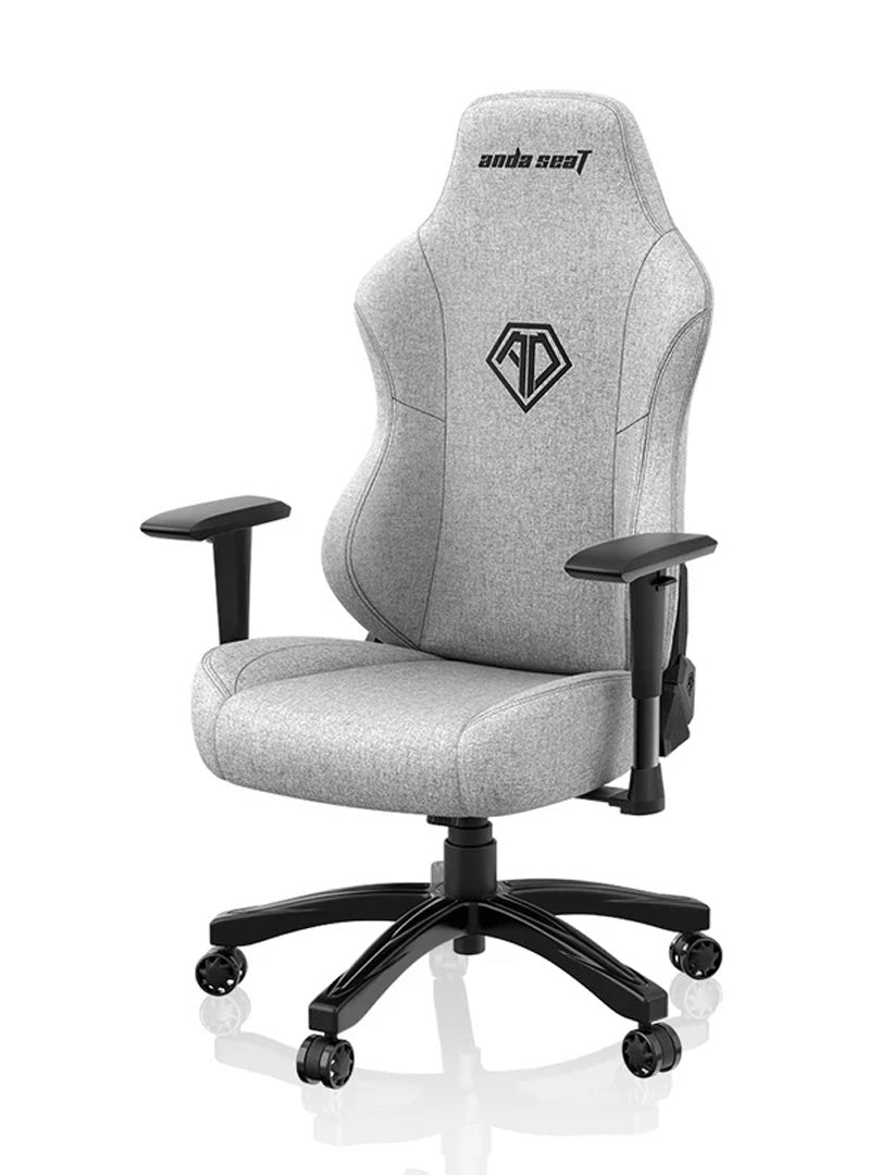 Anda Seat Phantom 3 Pro Gaming Chair - Grey Fabric - Furniture by Anda Seat The Chelsea Gamer