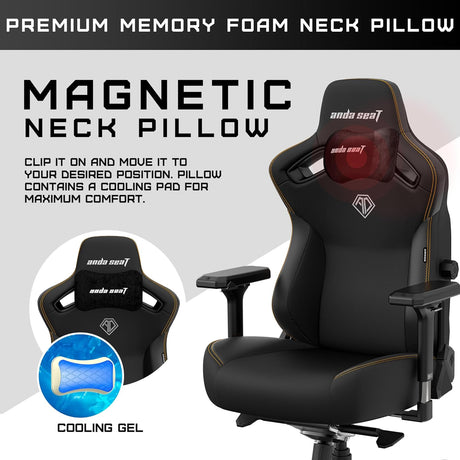 Anda Seat - Kaiser 3 Premium - Black - Gaming Chair - Furniture by Anda Seat The Chelsea Gamer