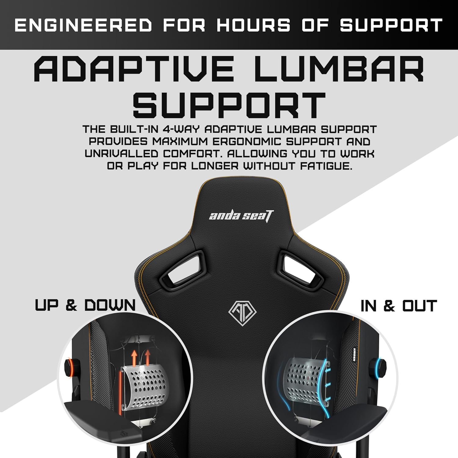 Anda Seat - Kaiser 3 Premium - Black - Gaming Chair - Furniture by Anda Seat The Chelsea Gamer