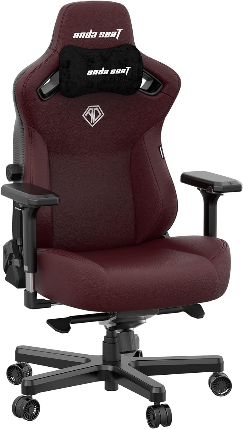 Anda Seat - Kaiser 3 Premium - Maroon - Gaming Chair - Furniture by Anda Seat The Chelsea Gamer