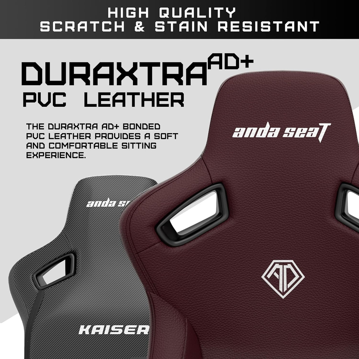 Anda Seat - Kaiser 3 Premium - Maroon - Gaming Chair - Furniture by Anda Seat The Chelsea Gamer
