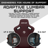 Anda Seat - Kaiser 3 Premium - Maroon - Gaming Chair - Furniture by Anda Seat The Chelsea Gamer