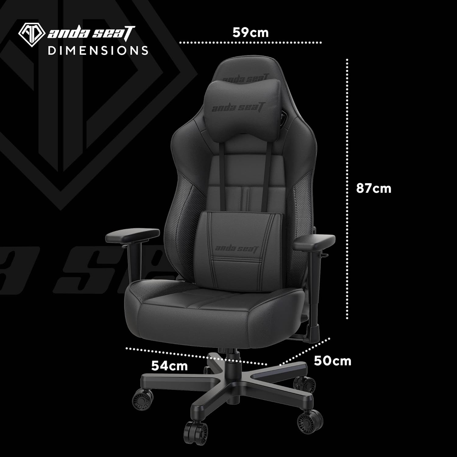 Anda Seat - Dark Demon Dragon - Gaming Chair - Furniture by Anda Seat The Chelsea Gamer