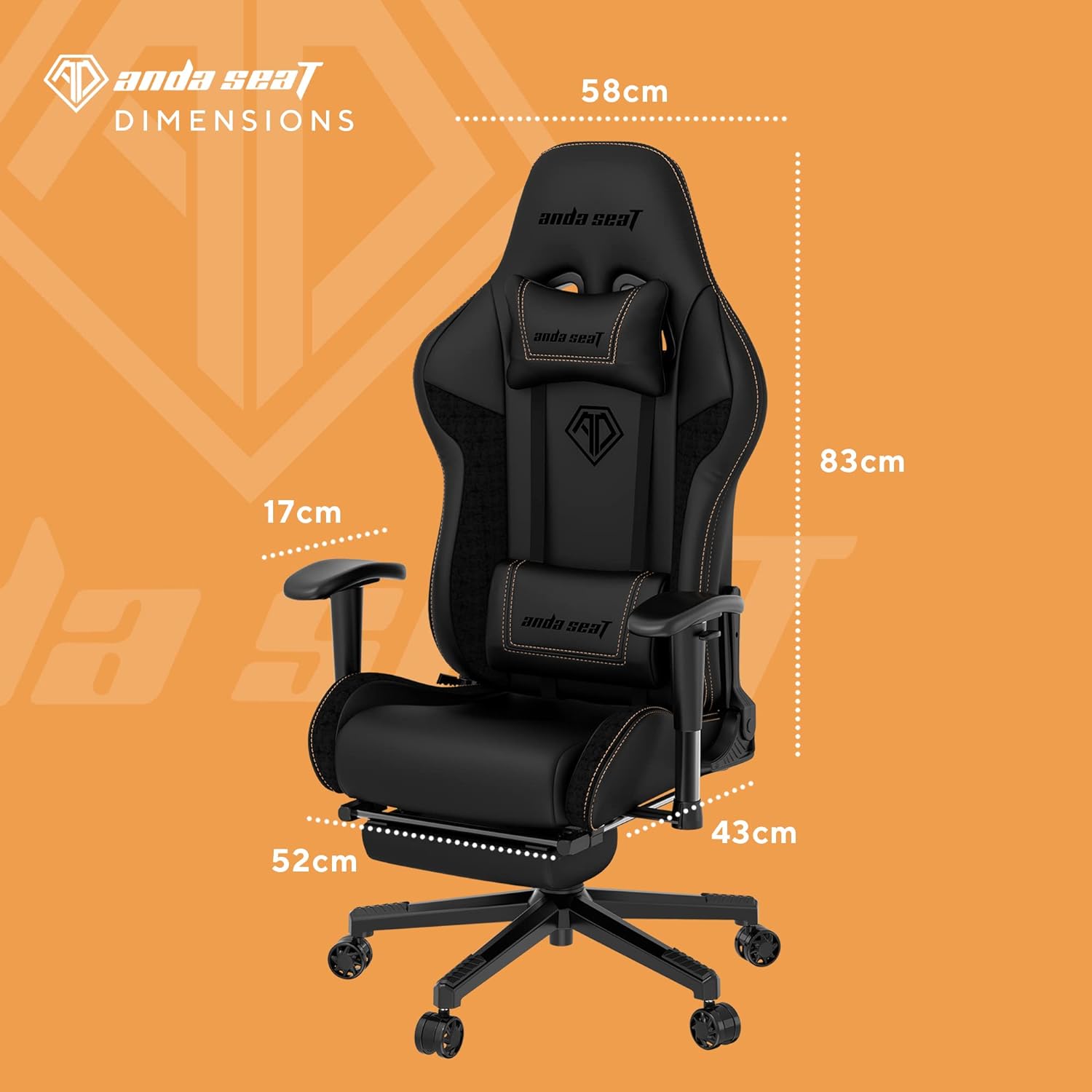 Anda Seat Jungle 2 Pro Gaming Chair - Furniture by Anda Seat The Chelsea Gamer