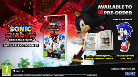 Sonic x Shadow Generations - Nintendo Switch - Video Games by SEGA UK The Chelsea Gamer