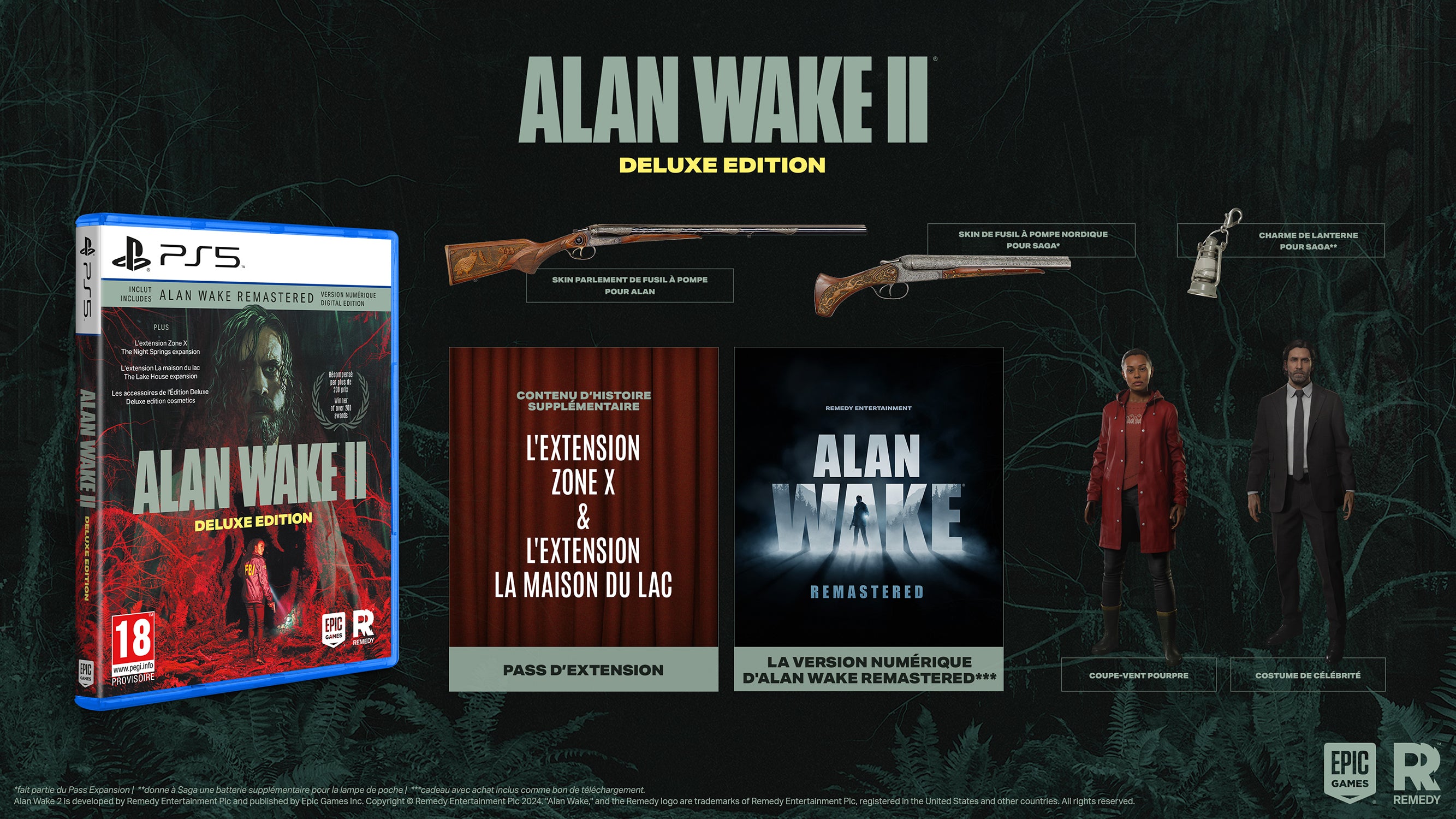 Alan Wake II - Deluxe Edition - PlayStation 5 - Video Games by U&I The Chelsea Gamer
